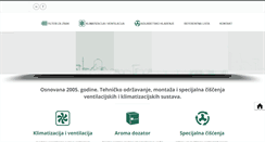 Desktop Screenshot of ecoklima.hr